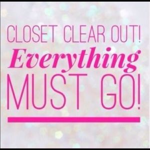 Closet Clear Out!  Offers Accepted!